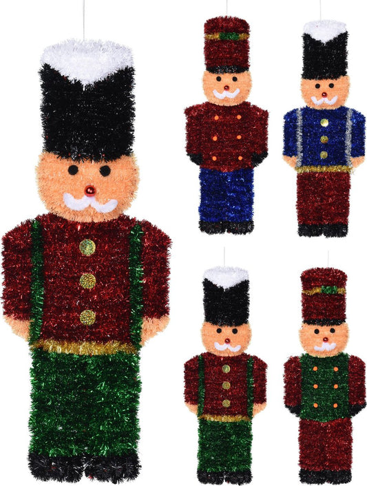 Christmas decoration Nutcracker tinsel 61 Cm - To hang - Christmas