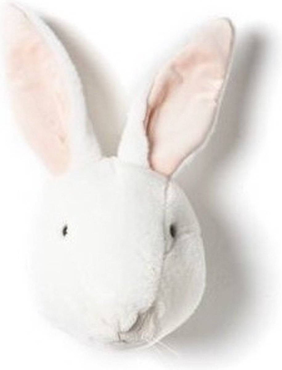 Wild &amp; Soft Alice animal head plush wall decoration - Rabbit