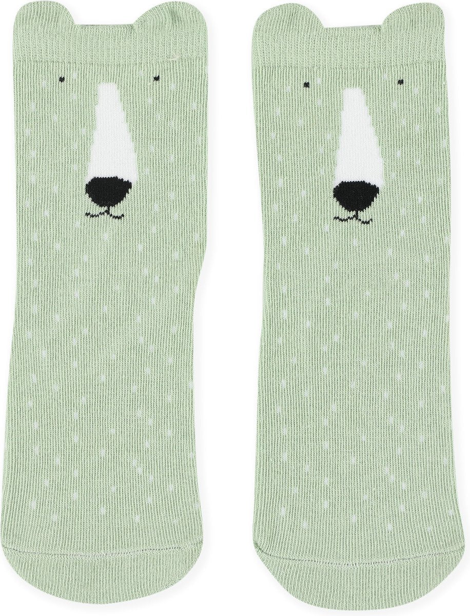 Trixie socks set van 6 paar - Olifant / Leeuw / Polar beer- Sok - Kousen - Kindersokjes - Korte sokken