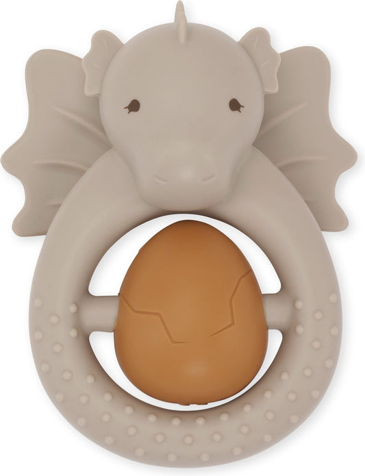 Konges Sløjd Teether Teether | Dragon Warm Grey