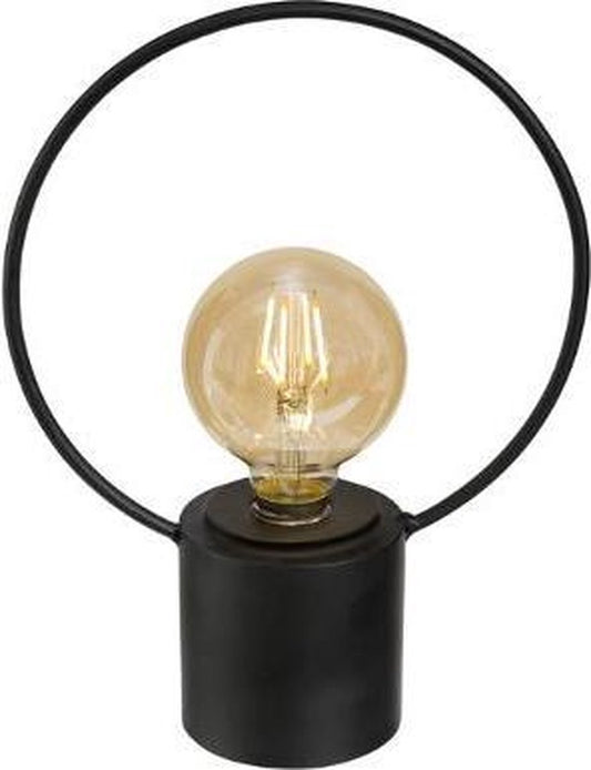 Lampe de Table Atmosphera Circle D20x26,5cm - Batterie non incluse - Noir