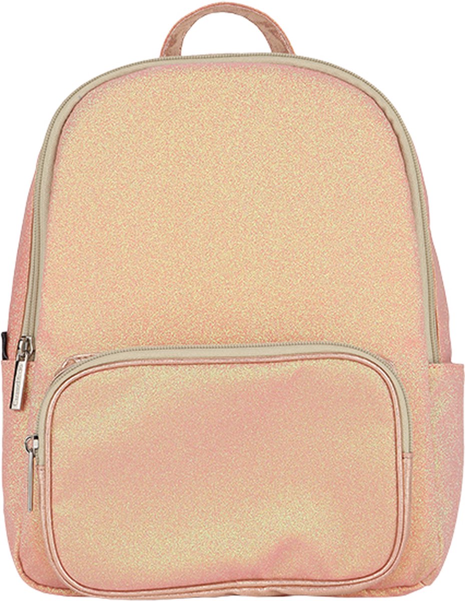 Caramel &amp; Cie Glitter backpack for toddlers corail paillette