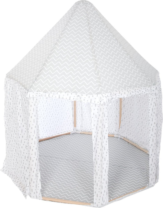 Atmosphera Kids Yurt tent grijs - Speeltent - H160 cm - Grijs - Kindertent