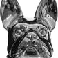 Atmosphera Bulldog beeld zilver - Decoratie - Sierbeeld - H22 cm