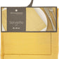 Atmosphera Katoenen Chambray servetten geel - 4 stuks - Stoffen servetten - 40 x 40 cm