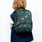 Caramel &amp; Cie Backpack for toddlers dinogami green