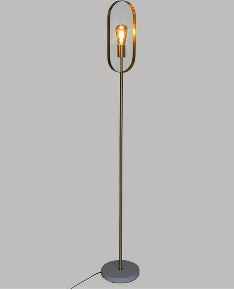 Straight floor lamp Edi - Gold - H 155 cm