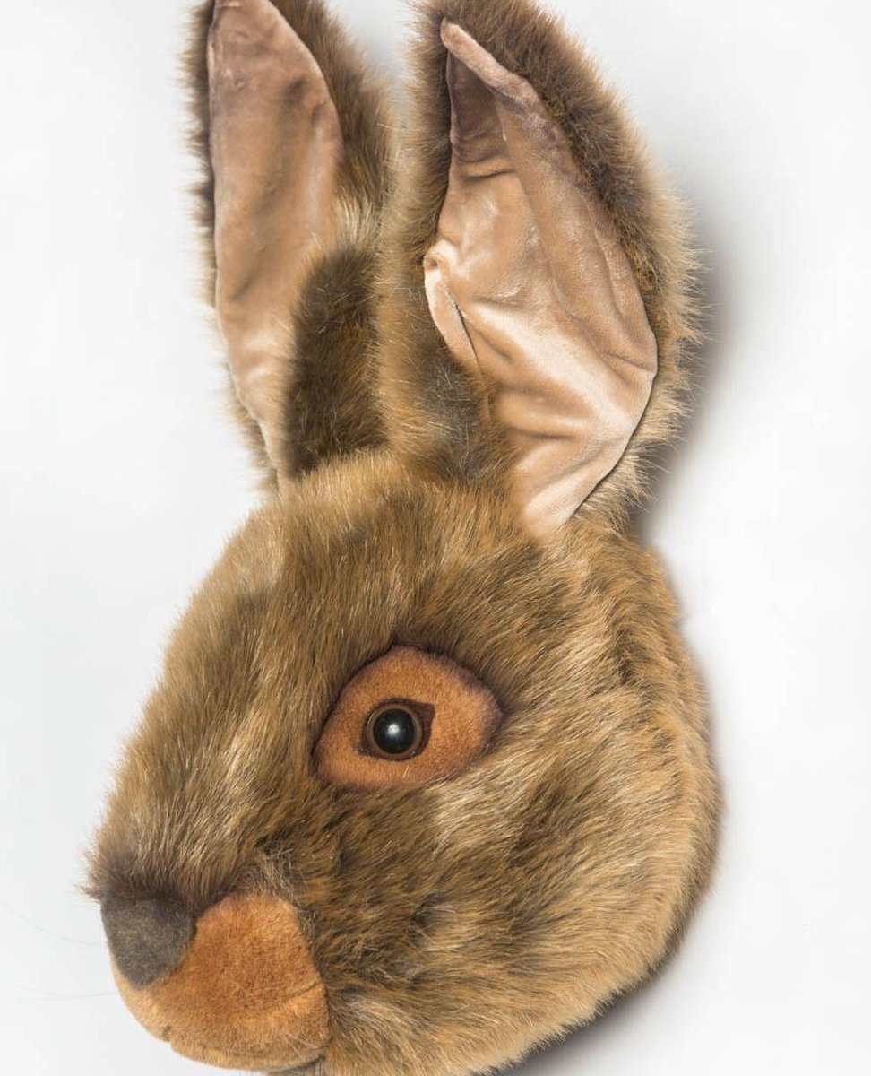 Wild &amp; Soft Lewis animal head plush wall decoration - Hare