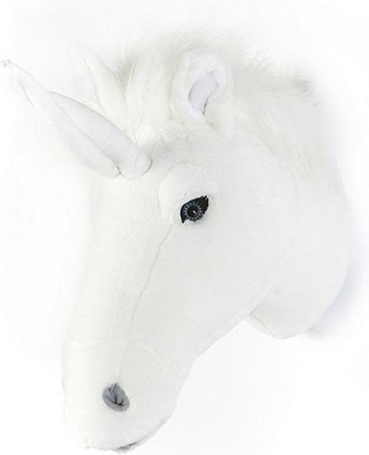 Décoration murale en peluche tête d'animal Wild &amp; Soft Claire - Licorne