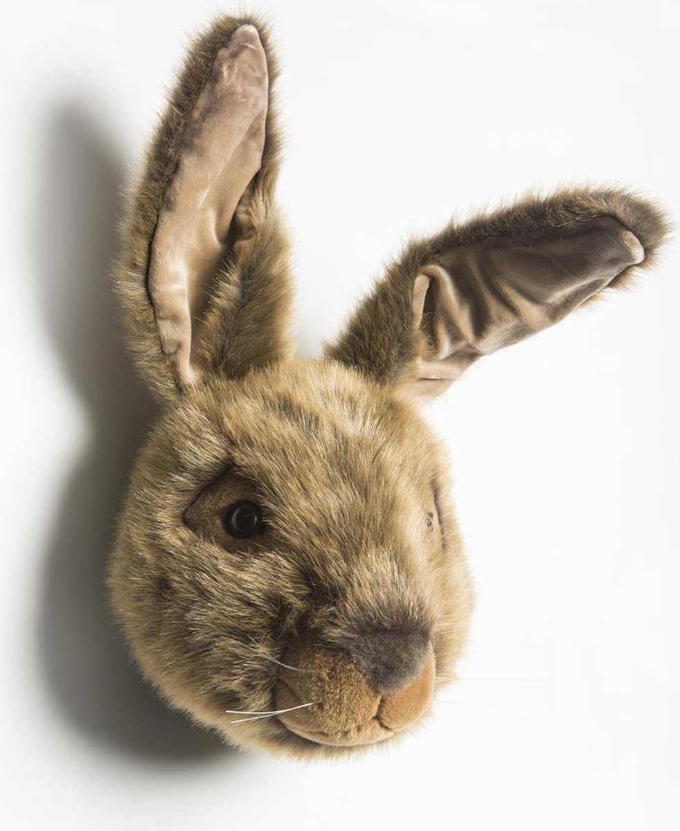 Wild &amp; Soft Lewis animal head plush wall decoration - Hare