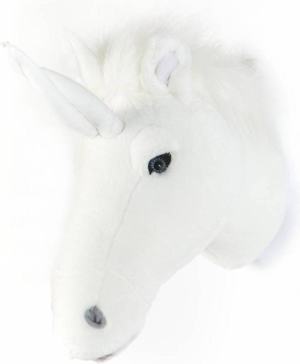 Wild &amp; Soft Claire animal head plush wall decoration - Unicorn