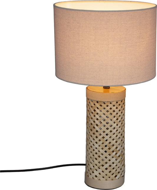 Atmosphera Lampe de Table Salma naturel - Lampe - H47 cm - Bambou