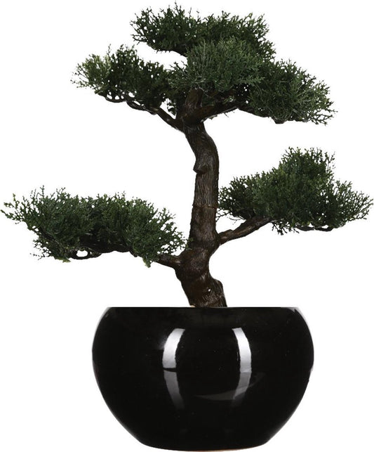 Atmosphera Kunstplant Bonsai met pot - H36 cm - Plant