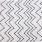 Home &amp; Styling Carpet Zigzag 160x230cm - Carpet - Black / White 