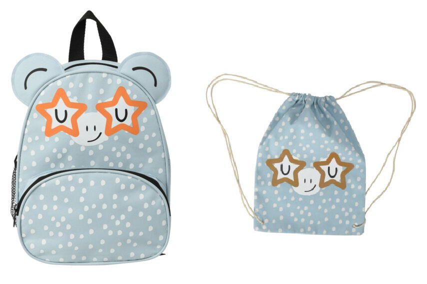 Ensemble sac à dos + sac de natation pour tout-petits / tout-petits Monkey