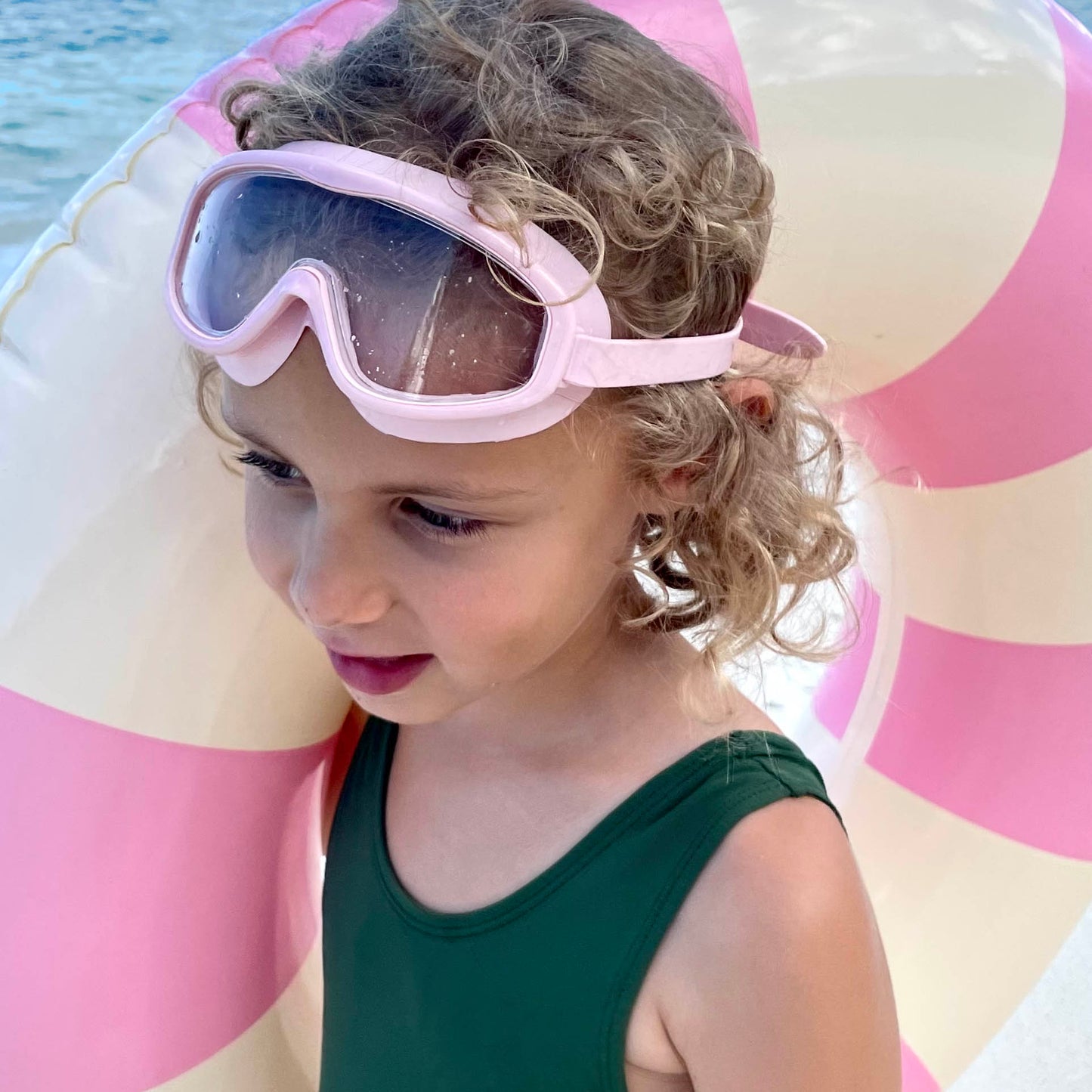 Petites Pommes - Swimming goggles - Hans goggles - Child - French Rose