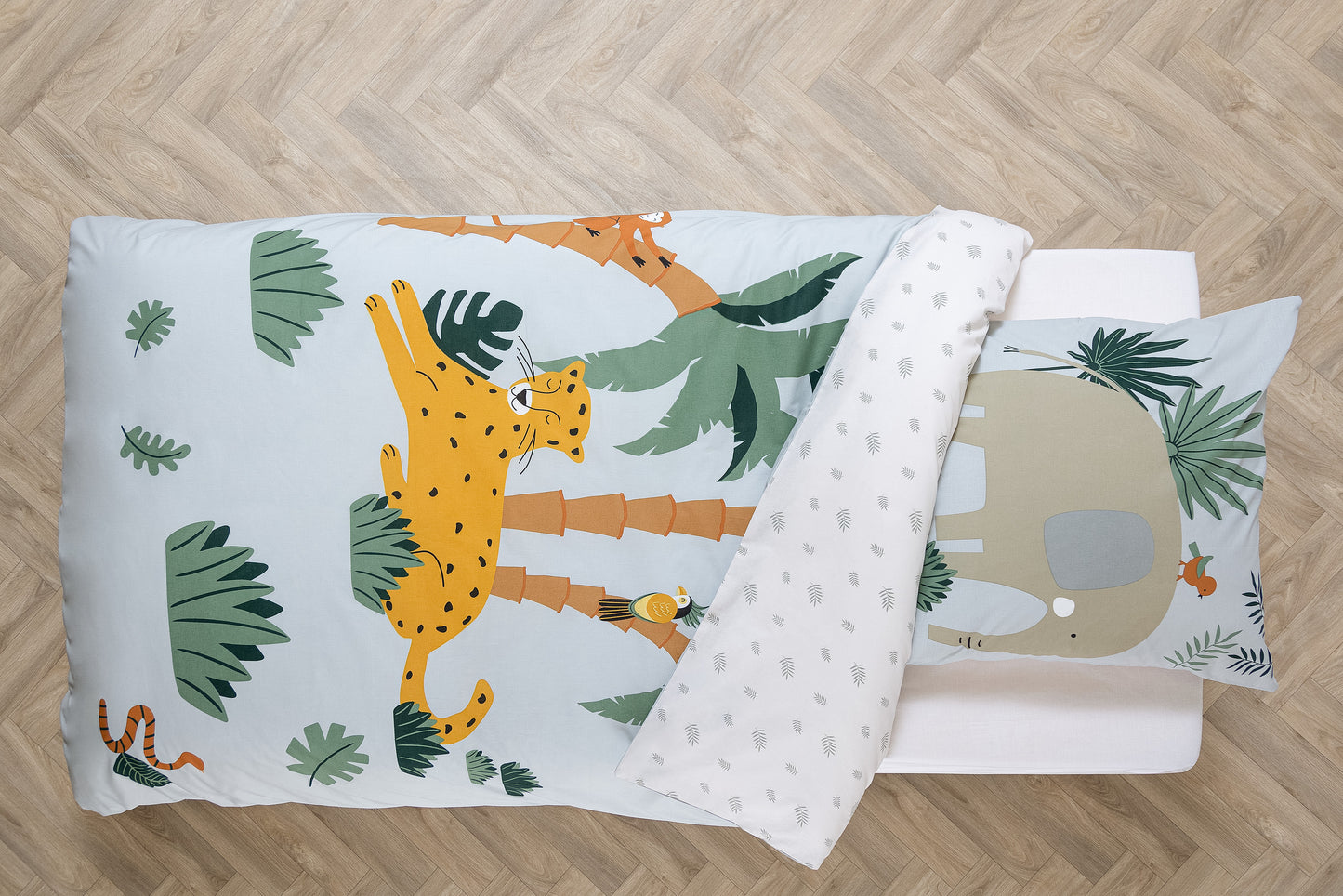 Atmosphera Kids Duvet cover set with 1 pillowcase 140x200cm/65x65cm Jungle