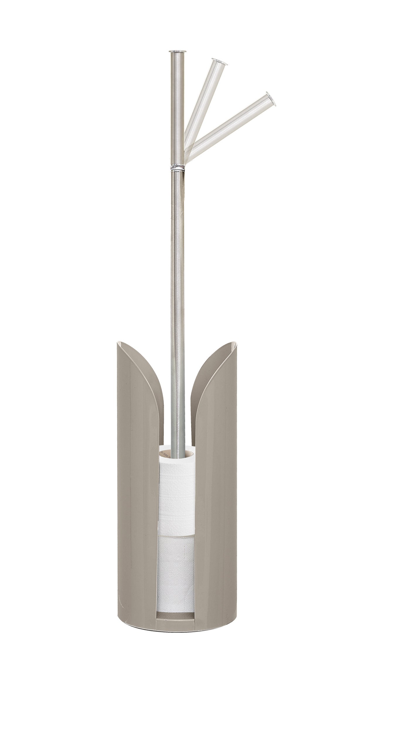 5Five Cocoon Flexible toilet holder + toilet brush - Beige