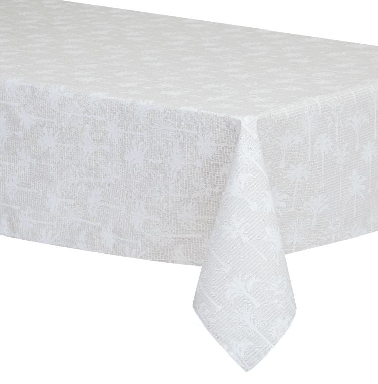 Atmosphera Deluxe Tablecloth / Tablecloth Palm - Washable - 250 x 150 - Beige