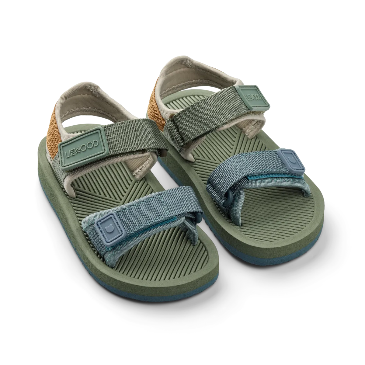 Liewood Monty sandals - Hunter green multimix