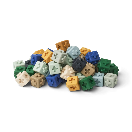 Liewood Links Building Blocks - 50 pack - Midnight Marine