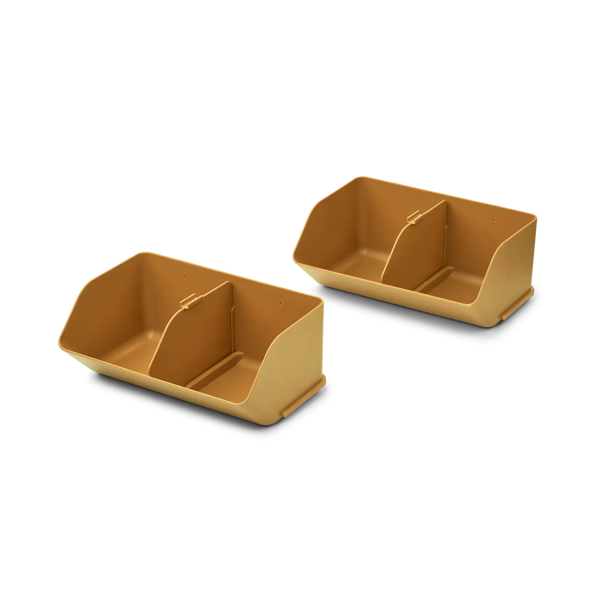 Liewood Rosemary stackable storage bin - Medium - 2 pieces - Golden caramel