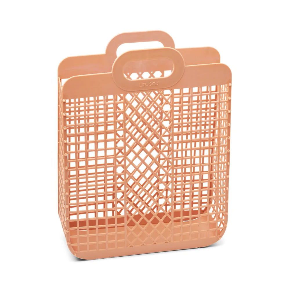 Liewood Laureen basket / carrier bag - Tusca pink - Large