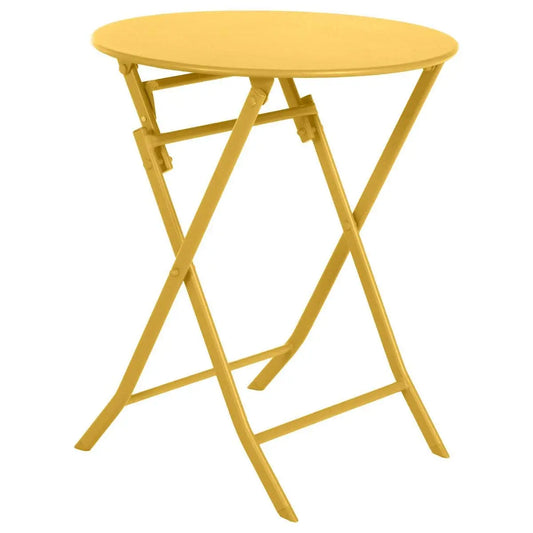 Hespéride - Luxury Bistro Table - Greensboro Table - Mustard - 60x60x71cm