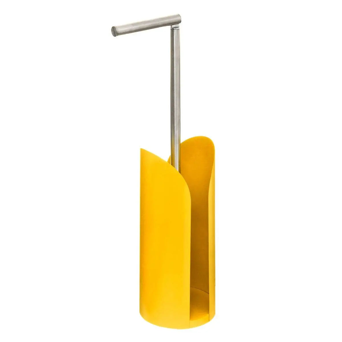 5Five Cocoon Flexible toilet holder + toilet brush - Yellow