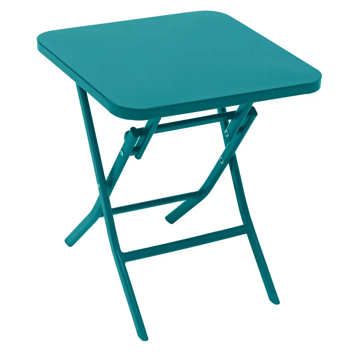 Hespéride Luxury Bistro Table d'appoint - Table d'appoint Greensboro - Bleu canard - 40x40x45cm