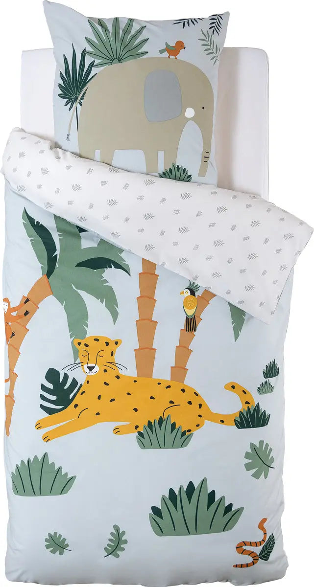 Atmosphera Kids Duvet cover set with 1 pillowcase 140x200cm/65x65cm Jungle