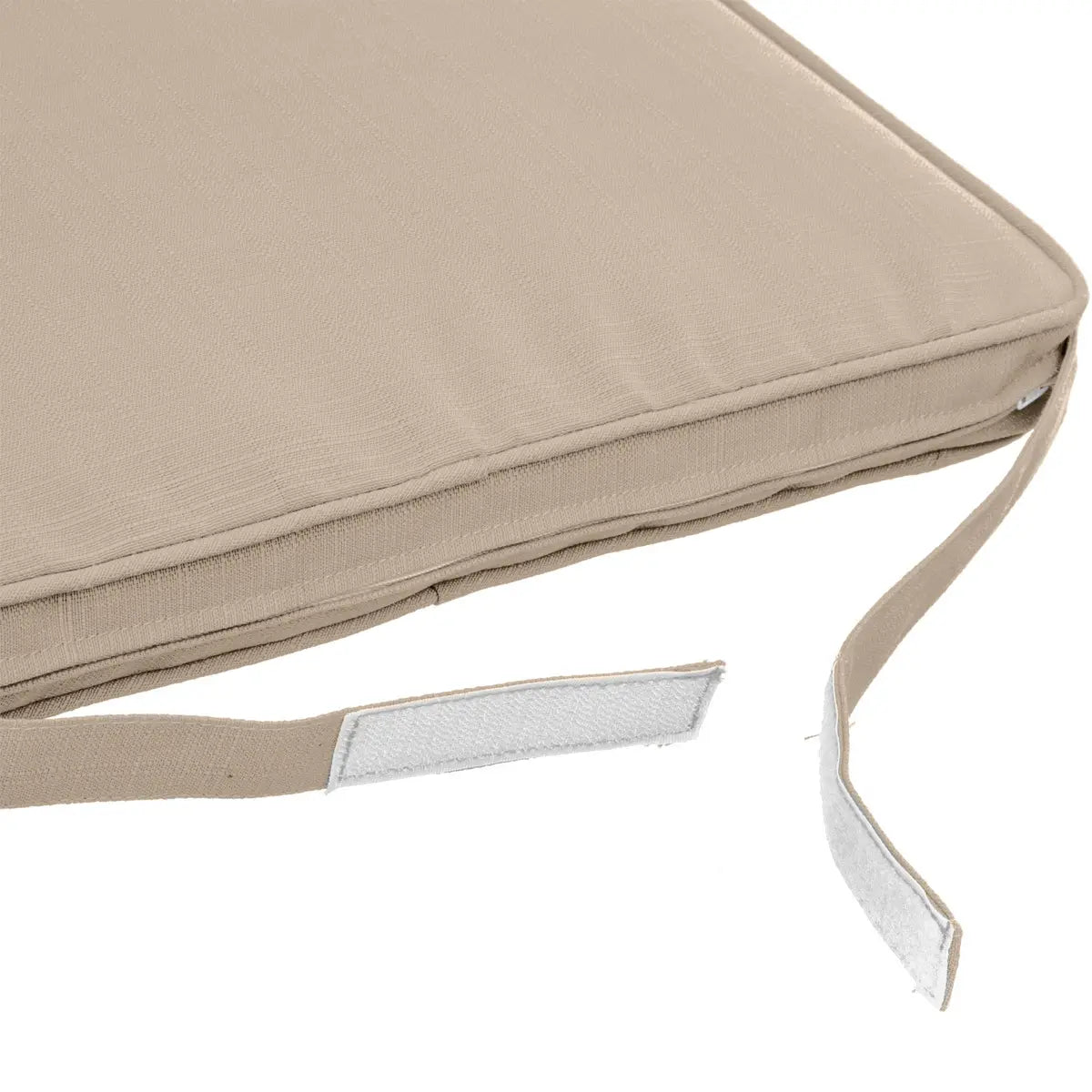 Hespéride Korai Coussin de chaise avec velcro - Déperlant - Déhoussable - 40x40cm - Blé