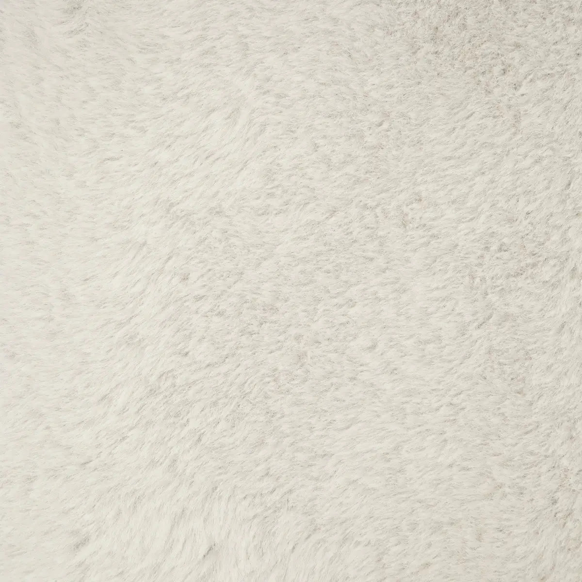 Atmosphera Pouf Ezzio - Peluche extra douce - Blanc - 76 x 38cm 