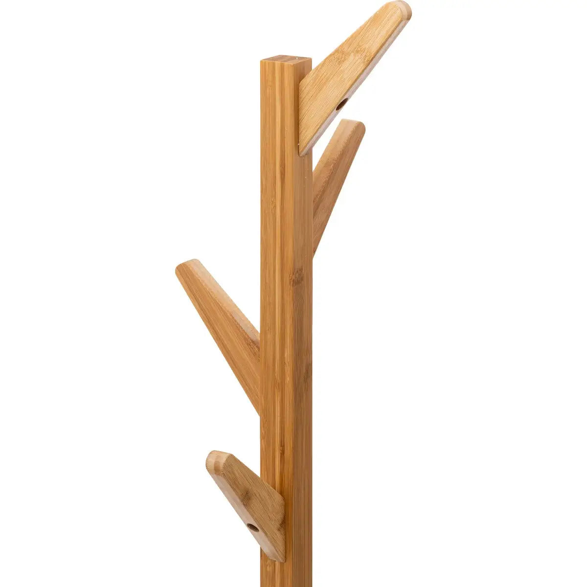 5Five Standing coat rack bamboo D38xH177cm - 3 shelves + 4 hooks