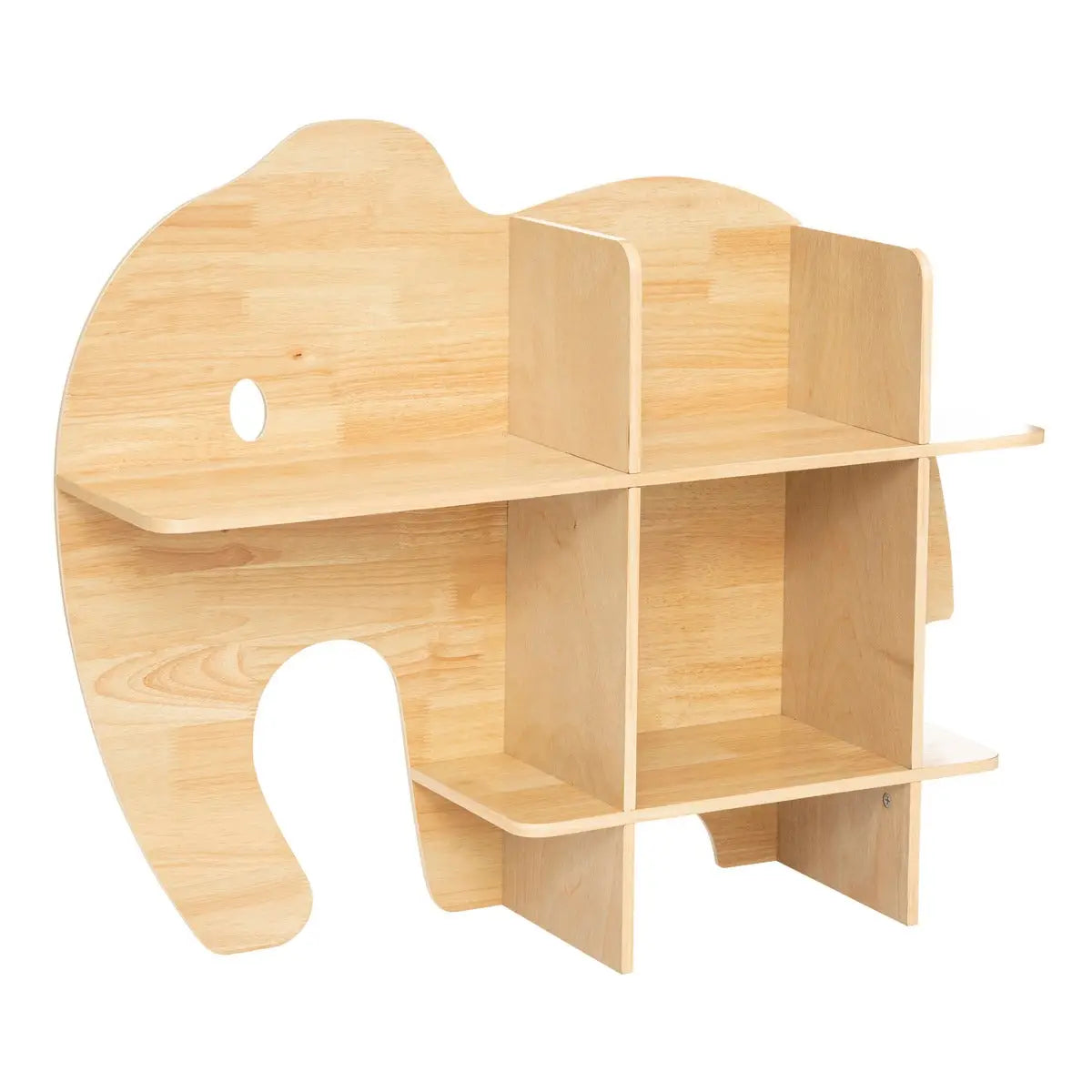 Atmosphera Kids Wall rack XL jungle elephant - Wood - H98 x W77 CM