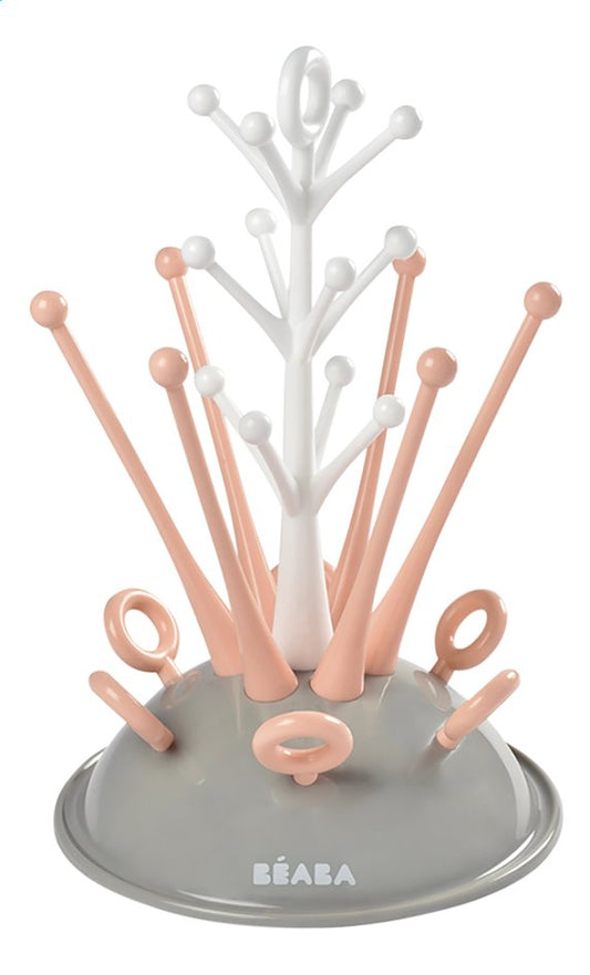 Béaba Draining rack - Drying rack - Pink - Bottle drying rack