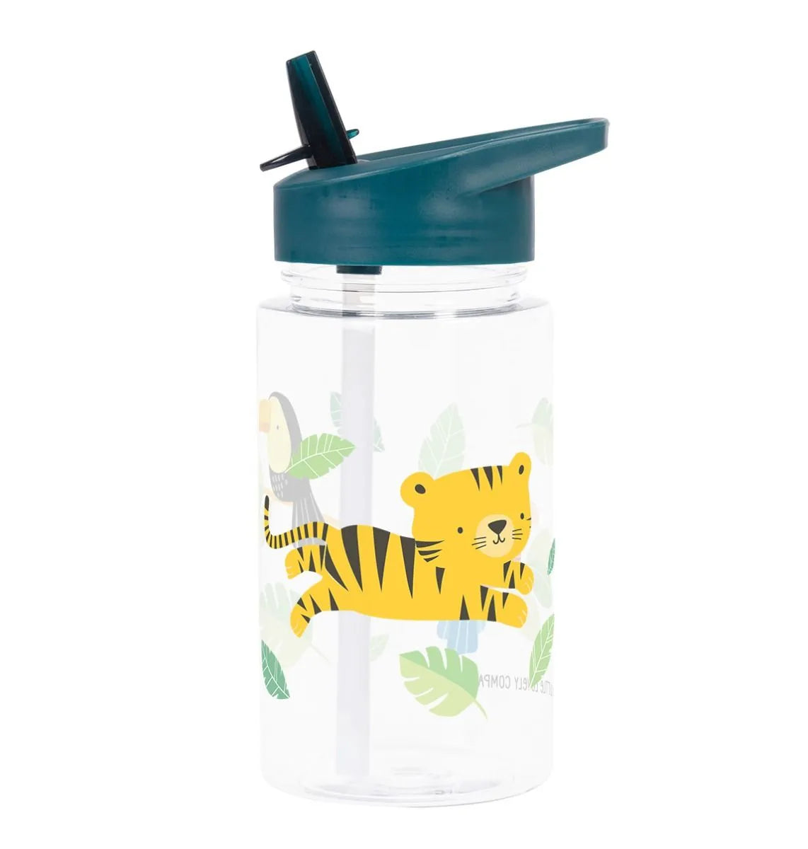 A Little Lovely Company Back to school set - Drinking bottle / 4 Snack boxes / Lunch box - Jungle tiger