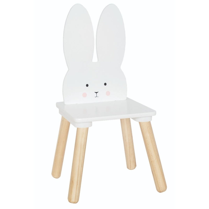 Jabadabado Highchair Rabbit 27x26x58cm - White