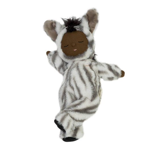 Olli Ella - Cozy Dozy Dinkum Doll Zebra Mini - Cuddly toy - Doll - Play cuddly toy